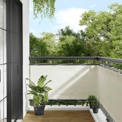 Écran de balcon crème 75x1000 cm 100% polyester oxford 562504562504