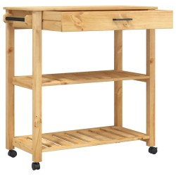 Chariot de cuisine MONZA 84x40x88,5 cm bois massif de pin 562507562507
