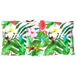 Coussins de chaise à dossier bas lot de 2 multicolore 562509562509