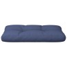 Coussin de palette bleu marine 80x40x12 cm tissu 562512562512