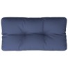 Coussin de palette bleu marine 80x40x12 cm tissu 562512562512