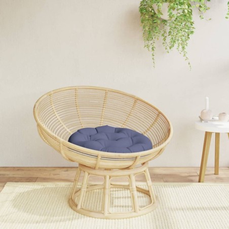 Coussin rond bleu marine Ø 60x11 cm tissu oxford 562513562513