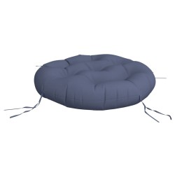 Coussin rond bleu marine Ø 60x11 cm tissu oxford 562513562513