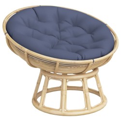 Coussin rond bleu marine Ø 100x11 cm tissu oxford 562514562514