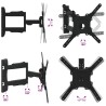 Support TV mural pour écran 32-55 pouces max VESA 400x400 mm 562520562520