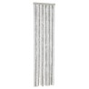 Rideau anti-mouches gris clair et blanc 56x200 cm chenille 562521562521