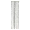 Rideau anti-mouches gris clair et blanc 56x200 cm chenille 562521562521