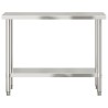 Table de travail de cuisine 110x55x85 cm acier inoxydable 562533562533