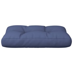 Coussin de palette bleu marine 60x40x12 cm tissu 562535562535
