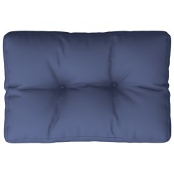 Coussin de palette bleu marine 60x40x12 cm tissu 562535562535