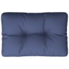 Coussin de palette bleu marine 60x40x12 cm tissu 562535562535