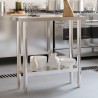 Table de travail de cuisine 82,5x30x85 cm acier inoxydable 562536562536
