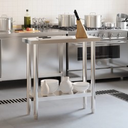 Table de travail de cuisine 82,5x30x85 cm acier inoxydable 562536562536
