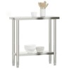 Table de travail de cuisine 82,5x30x85 cm acier inoxydable 562536562536