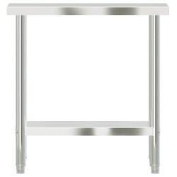 Table de travail de cuisine 82,5x30x85 cm acier inoxydable 562536562536