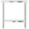 Table de travail de cuisine 82,5x30x85 cm acier inoxydable 562536562536