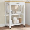 Chariot de cuisine MONZA 60x40x88,5 cm bois massif de pin 562540562540
