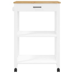 Chariot de cuisine MONZA 60x40x88,5 cm bois massif de pin 562540562540