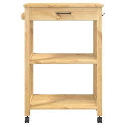 Chariot de cuisine MONZA 60x40x88,5 cm bois massif de pin 562541562541