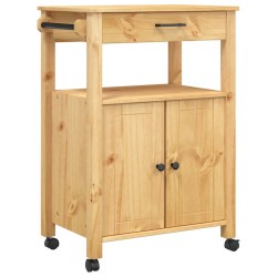 Chariot de cuisine MONZA 60x40x88,5 cm bois massif de pin 562542562542