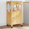 Chariot de cuisine MONZA 48x40x88,5 cm bois massif de pin 562543562543