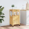 Chariot de cuisine MONZA 48x40x88,5 cm bois massif de pin 562543562543