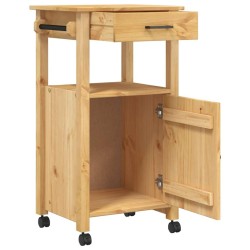 Chariot de cuisine MONZA 48x40x88,5 cm bois massif de pin 562543562543
