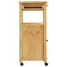 Chariot de cuisine MONZA 48x40x88,5 cm bois massif de pin 562543562543