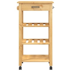 Chariot de cuisine MONZA 48x40x88,5 cm bois massif de pin 562544562544