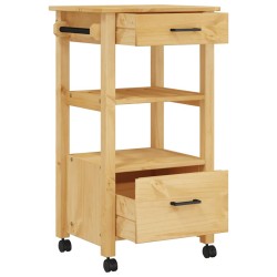 Chariot de cuisine MONZA 48x40x88,5 cm bois massif de pin 562547562547