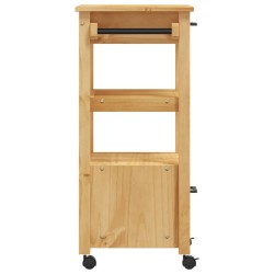 Chariot de cuisine MONZA 48x40x88,5 cm bois massif de pin 562547562547