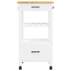 Chariot de cuisine MONZA 48x40x88,5 cm bois massif de pin 562549562549
