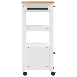 Chariot de cuisine MONZA 48x40x88,5 cm bois massif de pin 562549562549