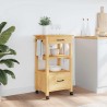 Chariot de cuisine MONZA 48x40x88,5 cm bois massif de pin 562550562550