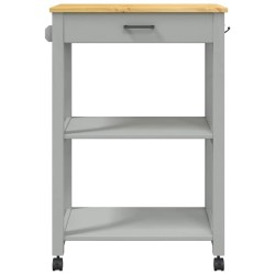Chariot de cuisine MONZA 60x40x88,5 cm bois massif de pin 562551562551