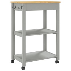Chariot de cuisine MONZA 60x40x88,5 cm bois massif de pin 562551562551