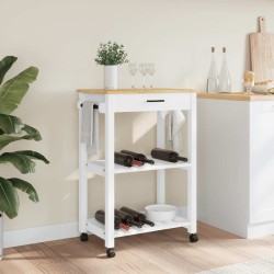Chariot de cuisine MONZA 60x40x88,5 cm bois massif de pin 562552562552