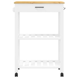 Chariot de cuisine MONZA 60x40x88,5 cm bois massif de pin 562552562552