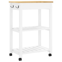 Chariot de cuisine MONZA 60x40x88,5 cm bois massif de pin 562552562552