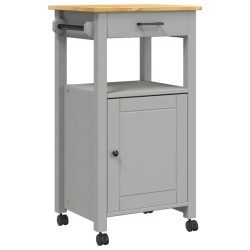 Chariot de cuisine MONZA 48x40x88,5 cm bois massif de pin 562553562553