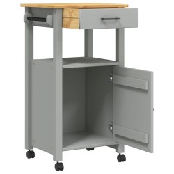 Chariot de cuisine MONZA 48x40x88,5 cm bois massif de pin 562553562553
