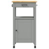 Chariot de cuisine MONZA 48x40x88,5 cm bois massif de pin 562553562553