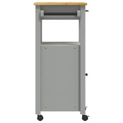Chariot de cuisine MONZA 48x40x88,5 cm bois massif de pin 562553562553