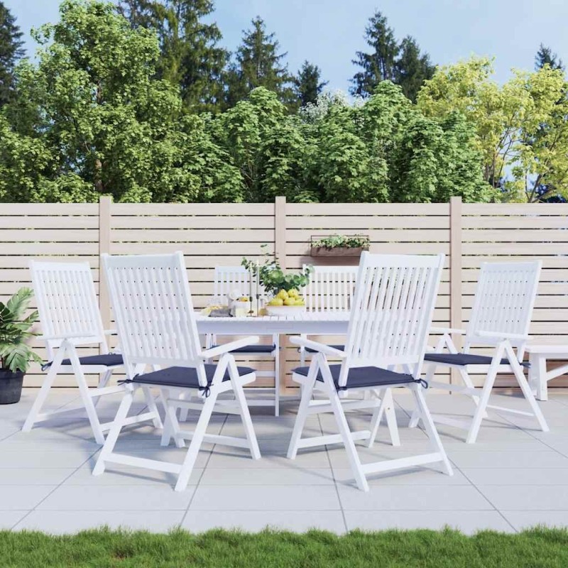 Coussins de palette lot de 6 bleu marine 50x50x4cm tissu oxford 562557562557