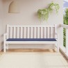 Coussin de banc de jardin bleu marine 200x50x4 cm tissu oxford 562558562558