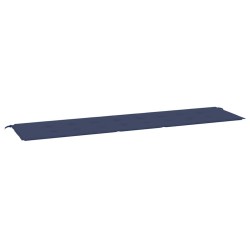 Coussin de banc de jardin bleu marine 200x50x4 cm tissu oxford 562558562558