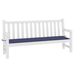 Coussin de banc de jardin bleu marine 200x50x4 cm tissu oxford 562558562558