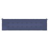 Coussin de banc de jardin bleu marine 200x50x4 cm tissu oxford 562558562558