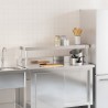 Étagère de table de travail 110x30x35 cm inox 562561562561