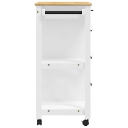Chariot de cuisine MONZA 84x40x88,5 cm bois massif de pin 562562562562
